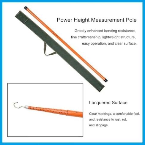 Adjustable 20/30/32/40/50ft Fiberglass Fishing Rod, Telescopic Height-Adjustable Fishing Pole for Electrical Work/Utility, Includes Carrying Bag in Saudi Arabia