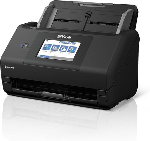 Epson Workforce ES-580W Wireless Color Duplex Desktop Document Scanner for PC and Mac with 100-sheet Auto Document Feeder (ADF) and Intuitive 4.3" Touchscreen in Saudi Arabia