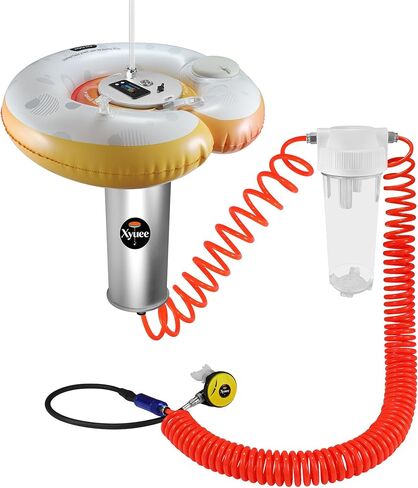 Scuba Diving Ventilator System, Portable Tankless Lung Underwater Breathing Device with 50FT Long Tube, High-Flow Rechargeable Air Compressor for Snorkeling, Recreational Diving & Fishing in Saudi Arabia