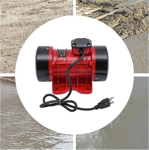Concrete Vibrator Vibration Motor, 250W 110V Electric Vibrating Vibrators for Shaker Table, Industrial Single Phase Concrete Vibrating Motor Aluminum Vibrating Vibrators, 3500 RPM in Kuwait