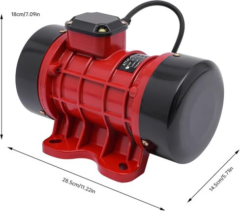 Concrete Vibrator Vibration Motor, 250W 110V Electric Vibrating Vibrators for Shaker Table, Industrial Single Phase Concrete Vibrating Motor Aluminum Vibrating Vibrators, 3500 RPM in Kuwait