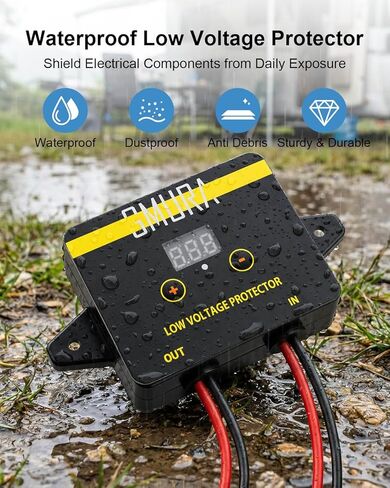 Power Wheel Battery Adapter Kit Fit for Dewalt 18V 20V Battery, DC PWM Motor Speed Controller with Fuse & Wire Terminals & Protective Box & Voltage Display & Low Voltage Protector in Saudi Arabia