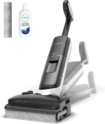 Tineco Floor ONE S9 Master مكنسة كهربائية جافة ورطبة، تقنية ThermoBlast وممسحة فراغ الماء الساخن، شفط 23 كيلو باسكال، وقت تشغيل 65 دقيقة، تجفيف فلاش 185 درجة فهرنهايت، ممسحة مطاطية فائقة النحافة 3.9 بوصة in Kuwait