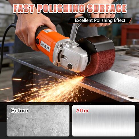 آلة تلميع وتلميع، أداة تكييف السطح 1400 وات، مجموعة تلميع كهربائية محمولة 8 سرعات متغيرة، 110 فولت، قابس أمريكي، 3000 دورة في الدقيقة، أحمر in Kuwait