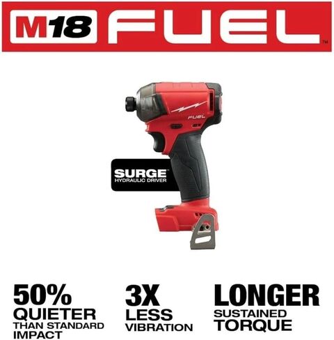 محركات تأثير الطاقة الجديدة 2760-20 لـ Milwaukee M18 FUEL SURGE 1/4 "محرك هيدروليكي سداسي - أداة عارية in Kuwait