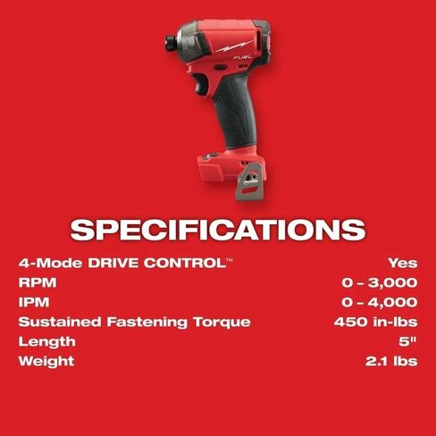 محركات تأثير الطاقة الجديدة 2760-20 لـ Milwaukee M18 FUEL SURGE 1/4 "محرك هيدروليكي سداسي - أداة عارية in Kuwait