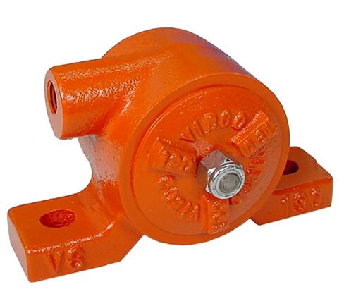 VIBCO VS-190HS Silent Pneumatic Turbine Vibrator, 270 lb. Force, 7200 VPM, 9 CFM, 60 to 80 psi, 4" Bolt Pattern, High Speed in Kuwait