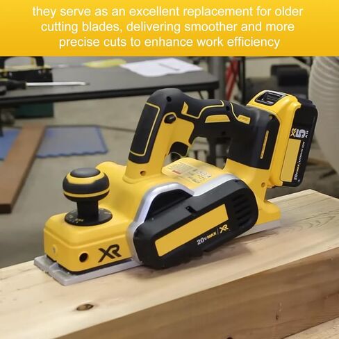 استبدال شفرات تخطيط HSS مقاس 3-1/4 بوصة لـ DeWalt D26676، DW6655، DW677، 678، 680K ومعظم أدوات التخطيط اليدوية، استبدال شفرات تخطيط الكربيد - 4 قطع in Kuwait