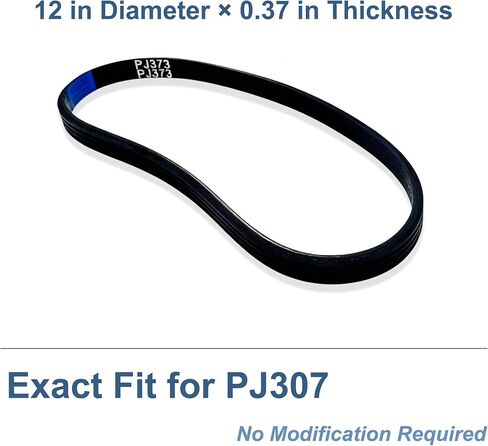 حزام بديل PJ373 لمضخات ضاغط الهواء Husky H1504ST A700062، عبوتان على شكل حرف V متوافق مع Stanley Bostitch AB-9075316 in Kuwait