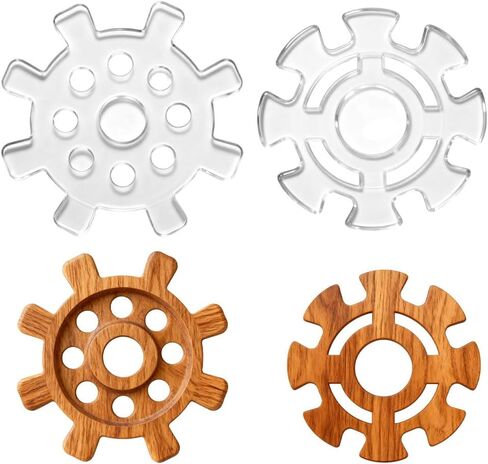 Wheel Router Template Vintage Round Acrylic Template for Home Decor Woodworking Drawing Inlay Templates Clear 7.9 x 7.9 inch in Saudi Arabia