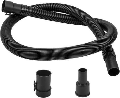 31713 طقم خرطوم مكنسة رطب/جاف بطول 7 أقدام مع محول 1-1/4 بوصة لمكانس Rid-gid WE06700 6 جالون، WD40500 4 جالون in Kuwait
