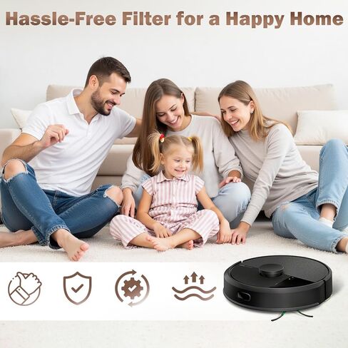 10 عبوات من مرشحات HEPA البديلة لمكنسة iRobot Roomba Robot Vacuum، متوافقة مع 104 Vac، 105 Vac، 105 Combo، Vac Essential، Combo Essential، Q0120، Q0110، Q0520، Y0140، Y0110، Y01120، Y051020 in Kuwait