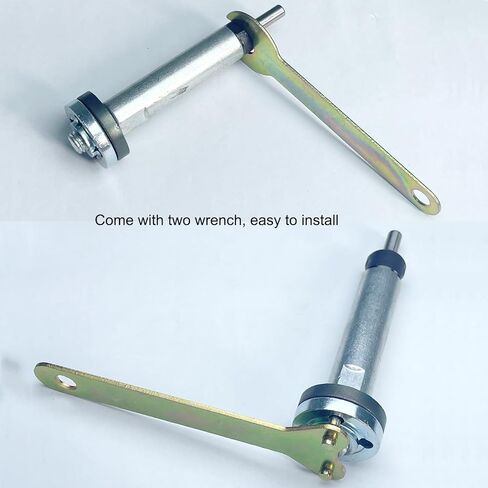 Electric Drill to Angle Grinder Adapter Kit – 6 mm & 10 mm Variable Shaft Mandrel with 2 Spanners, Flange Nuts & Extension Rod – Convert Drill for Cutting, Polishing & Sanding in Kuwait