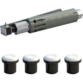 Sand Blaster Gun Kit with 4 Ceramic Nozzles, Portable Abrasive Blaster, PP Body, Spring Trigger, Anti-Slip Grip, Spot Sandblaster for Rust Removal, Paint Stripping in Kuwait