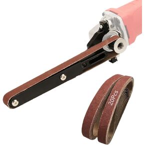 Belt Sander attachments for Angle Grinder, Detailing Bandfile Sander adapter,US 5/8-11 Thread,Suitable for Welding Points Grinding,Woodworking and Metal Rust Removal. in Saudi Arabia