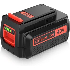 2Pack 40V 3.6Ah Replacement Battery and Charger for Black and Decker 40V Battery Lithium LBX2040 LBXR36 LBXR2036 LST540 LCS1240 LBX1540 Compatible with Black Decker 40V String Trimmer Tool(3Pack) in Kuwait
