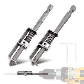 2PCS Spring Loaded Screw Holder Bit,Anti-Drop Screwdriver Bit-Holder,Single-Hand Operation Bit Holders for Electricians, Mechanics, DIY Home Repair,Universal Screw Retaining Tool in Kuwait