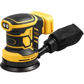 ماكينة سنفرة مدارية لاسلكية بدون فرشاة متوافقة مع بطارية Dewalt 20V MAX، ماكينة سنفرة النخيل 12,000 OPM مع كيس غبار، ماكينة سنفرة كهربائية خفيفة الوزن للخشب والمعادن والأعمال اليدوية (الأداة فقط) in Kuwait