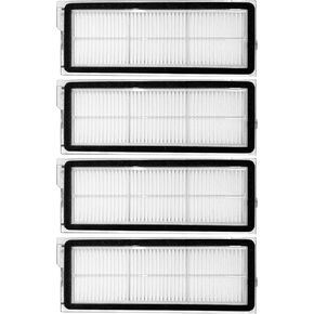 HEPA Filter for Roborock QV 35A/QV 35S/Qrevo S/Qrevo Curv/Qrevo Pro/Qrevo Plus/Qrevo MaxV/Qrevo Curv S5X/ Qrevo Edge/Qrevo Edge S5A Robot Vacuum Cleaner Replacement Filter Accessories, 4-Pack in Kuwait