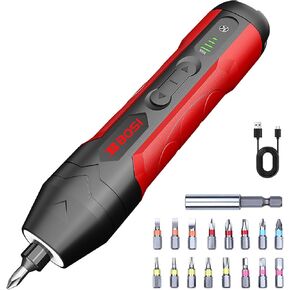 B Bosi Tool 4.2V Electric Screwdriver, Repair Tool for Electronics Phone, Electric Screwdriver Cordless Includes Bit Set, USB Charging Cable, Bit Connector in Kuwait