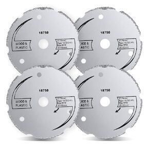 4-Pack 3-inch Bore Carbide Circular Saws Compatible with Dremel SM500 Saw Max, Compatible with Rotozip Zipsaw RFS1000, Compatible with Saw Max US40 Circular Saws - Suitable for Cutting Wood/Plastic in Kuwait