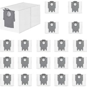 20 Pack Qrevo Dust Bags for Roborock QV 35A/Qrevo S5V/Saros 10R/Qrevo Edge S5A/Qrevo CurvX/S5X/MaxV/Pro/Master/S8 MaxV Ultra/QX Revo Ultra Robot Vacuum Cleaner, Robot Vacuum Cleaner. in Saudi Arabia