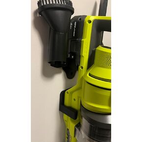 Generic Wall Mount Compatible with Ryobi ONE+ 18V Stick Vac - PCL & PBl Compatible - Battery Design - Black, MWJ88_0002 in Kuwait