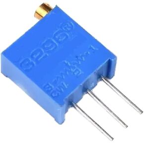3296W Multi-Turn Trimmer Potentiometer, Blue Cermet, 5 Pack, Precision Voltage Control with Side Adjustment Screw for PCB Applications (1M Ohm) in Kuwait