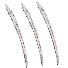 Japanese Teeth Reciprocating Saw Blade 15 Inch, Arc Edge Wood Pruning Reciprocating Saw Blades, 6TPI Pruning Saw Blades for Tree Trimming, Wood Cutting, Cr-V Reciprocal Saw Blade, 3 Pcs in Kuwait