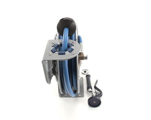 T&S Brass B-7232-01 Open Epoxy Coated Steel 35-Feet Hose Reel with Spray Valve in Kuwait