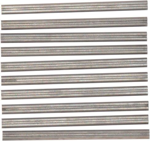 3-1/4 82mm Carbide Tipped Planer Blades Knife Portable Hand Wood Razor For DeWalt DW680K D26677K Bosch PL1632 PL2632K Makita KP0810 KP0800K WEN 6530 B&D Craftsman Ryobi Hitachi most Hand Planer 10pc in Kuwait
