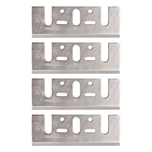 استبدال شفرات تخطيط HSS مقاس 3-1/4 بوصة لـ Bos-ch 1594، PL2632، PA1205 ومعظم أدوات التخطيط المحمولة باليد، استبدال شفرات تخطيط الكربيد - 4 قطع in Kuwait