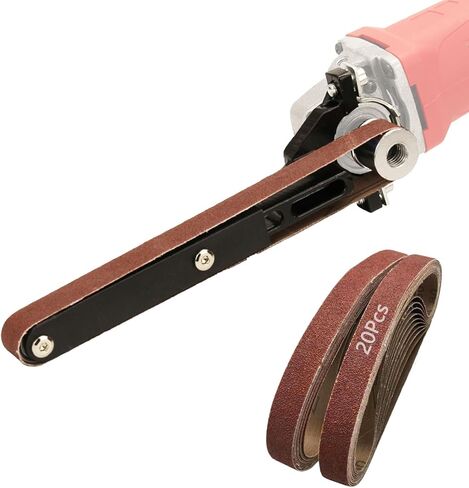 Belt Sander attachments for Angle Grinder, Detailing Bandfile Sander adapter,US 5/8-11 Thread,Suitable for Welding Points Grinding,Woodworking and Metal Rust Removal. in Saudi Arabia
