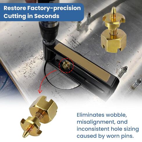 2 Pack HC1B Pivot Pin Set Replacement for Malco HC1 HC2 / for Grainger 1ELG5 1ELH8 Sheet Metal Hole Cutters, Heavy-Duty Pivot Pin Tool for Malco Adjustable Hole Cutter in Kuwait