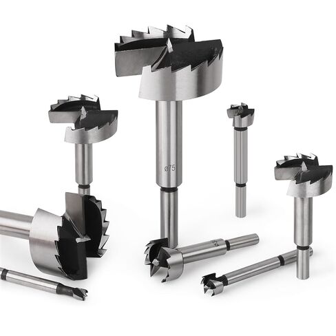 1Pc 6mm-100mm Forstner Woodworking Tools Hole Saw Hinge Boring Drill Bits Round Shank High Carbon Steel Cutter(30mm(1.18in)) in Kuwait