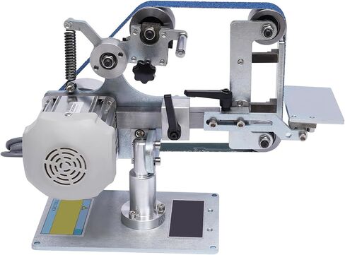 Bench Belt Sander Grinder Knife Sharpener 550W 30"x1" 0-5000RPM Variable Speed Tabletop Belt Sander with Adjustable Angle, Digital Display 98.43ft/s for Metal, Woodworking, Knife Sharpening in Kuwait