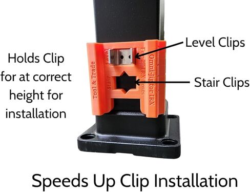 Omni-Jig for IRX Installation Jig - قم بتثبيت درابزين TimberTech IRX بشكل أسرع 3 مرات مع عدم وجود قياس أو اختلال في المحاذاة in Kuwait