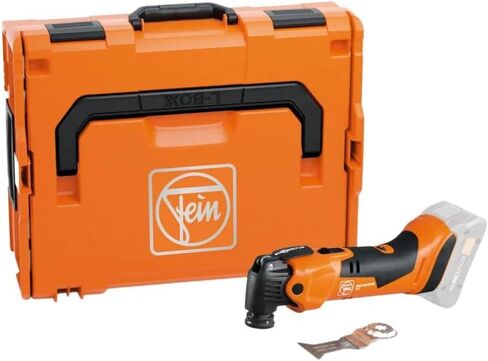 Fein Cordless MultiMaster AMM 500 AS 2 Ah مع حقيبة نايلون للبناء الداخلي والتجديد - Starlock Plus Mount، نظام QuickIn، بطارية AMPShare/Bosch 18V متوافقة - 71293865090 in Kuwait