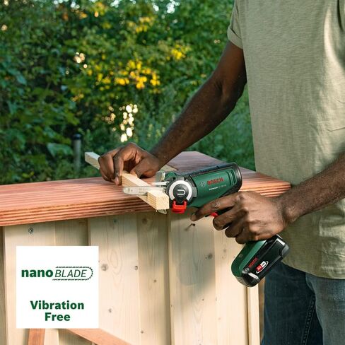 منشار Bosch اللاسلكي NanoBlade UniversalCut 18V-65 (قطع سريع للخشب والبلاستيك؛ الحد الأقصى لعمق القطع 65 مم؛ نظام 18 فولت؛ بدون بطارية) in Kuwait