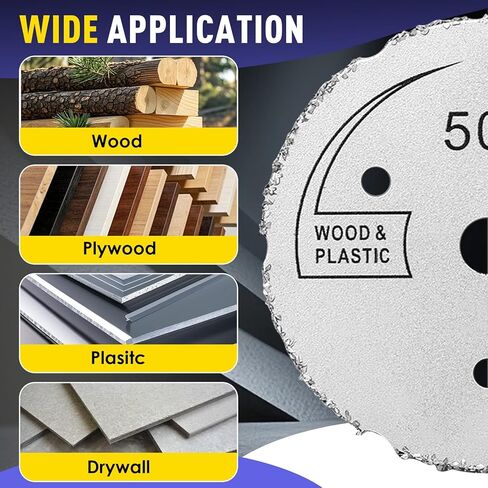 6 PCS SM500 3'' Wood Plastic Segment Carbide Circular Saw Compatible with Dremel Saw Max Series, Suitable for Precise Cutting Applications in Kuwait