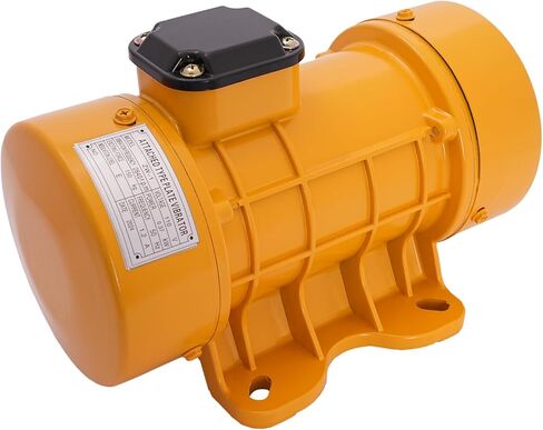 370W Vibration Motor,Industrial Table Vibration Motor,2840RPM Concrete Cement Intensive Vibrator Motor Modern Concrete Compressor Vibration Motor for Vibrating Feeders, Shakers (Yellow) in Saudi Arabia