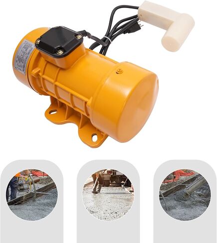 370W Vibration Motor,Industrial Table Vibration Motor,2840RPM Concrete Cement Intensive Vibrator Motor Modern Concrete Compressor Vibration Motor for Vibrating Feeders, Shakers (Yellow) in Saudi Arabia