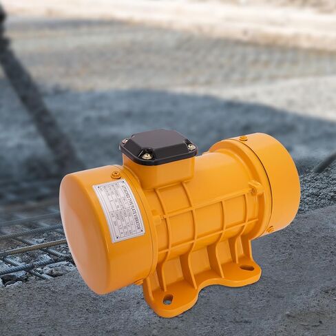 370W Vibration Motor,Industrial Table Vibration Motor,2840RPM Concrete Cement Intensive Vibrator Motor Modern Concrete Compressor Vibration Motor for Vibrating Feeders, Shakers (Yellow) in Saudi Arabia