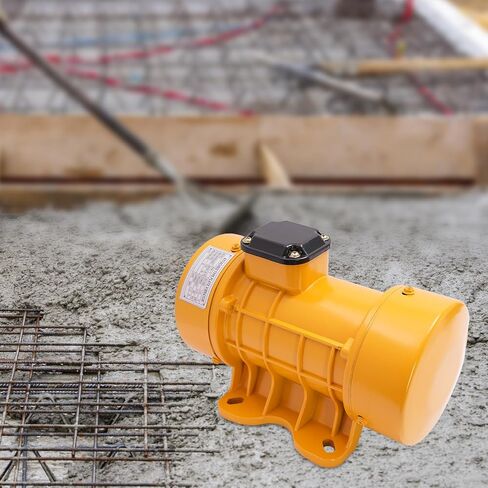 370W Vibration Motor,Industrial Table Vibration Motor,2840RPM Concrete Cement Intensive Vibrator Motor Modern Concrete Compressor Vibration Motor for Vibrating Feeders, Shakers (Yellow) in Saudi Arabia
