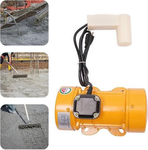 370W Vibration Motor,Industrial Table Vibration Motor,2840RPM Concrete Cement Intensive Vibrator Motor Modern Concrete Compressor Vibration Motor for Vibrating Feeders, Shakers (Yellow) in Saudi Arabia