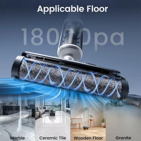 F25 GT Replacement Accessories Fit for Roborock F25 Ultra/ F25 Combo/ F25 ACE/ F25 ALT/ F25 LT/ F25 RT Cordless Wet Dry Vacuum Cleaner,3 Main Roller Brushes+3 HEPA Filters in Kuwait