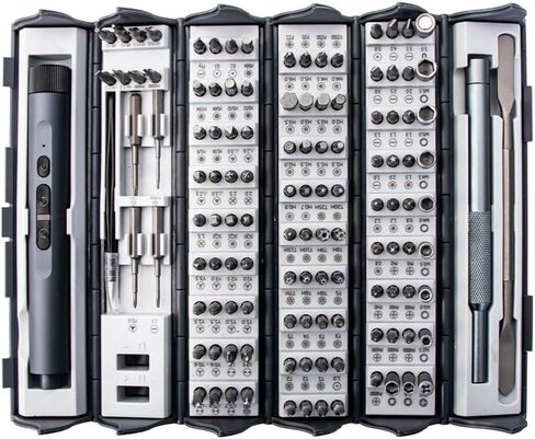 Portable 3 6V Electric Screwdriver Set with Magnetizer LED Light Multiple Bits for Electronics Repairs DIY Projects in Kuwait