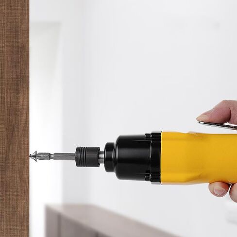 Pneumatic Screwdriver, Fully Automatic Air Ratchet, 1/4 Inch Hex Drive, Woodworking and Industrial Use in Kuwait