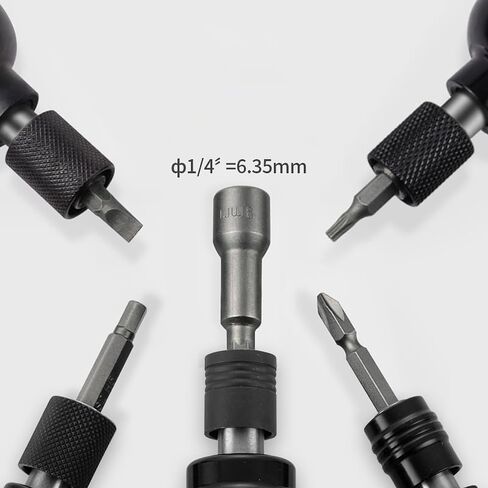 Pneumatic Screwdriver, Fully Automatic Air Ratchet, 1/4 Inch Hex Drive, Woodworking and Industrial Use in Kuwait