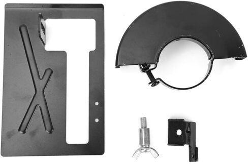 Electric Angle Grinder Stand Holder Adjustable Metal Bracket with Safety Cover Heavy Duty Cutting Base for Woodworking Metal Cutting DIY Projects 90x138mm (Angle grinder balance seat) in Kuwait